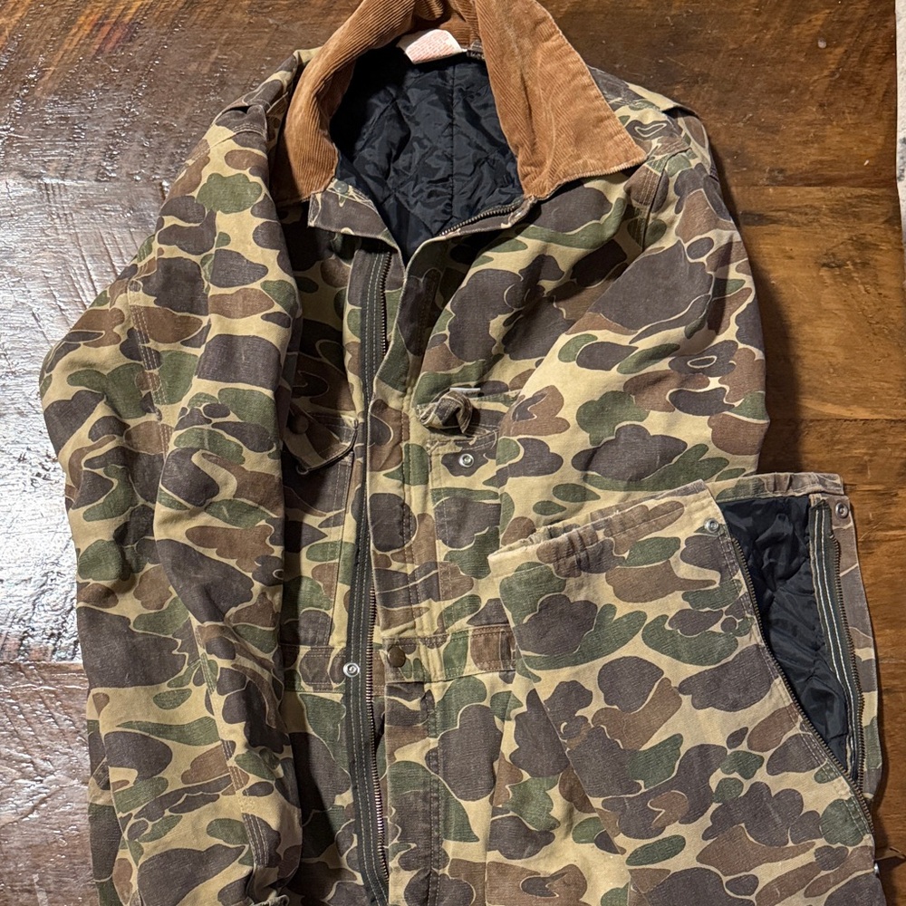 Vintage Carhartt Camouflage Coveralls
